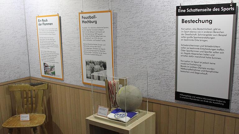 Neben den schönen werden in der Sonderausstellung im Kirchenburgmuseum auch die dunklen Seiten des Sports thematisiert. Neben den schönen werden in der Sonderausstellung im Kirchenburgmuseum auch die dunklen Seiten des Sports thematisiert.