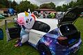 Das Einhorn würde gerne ins Lilo und Stitch-Fahrzeug passen. Die über 150 Autos waren alle besondere Unikaten.       -  Das Einhorn würde gerne ins Lilo und Stitch-Fahrzeug passen. Die über 150 Autos waren alle besondere Unikaten.