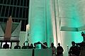 Zum Abschluss des Tages feierten die Gottesdienstbeauftragten eine „Nacht der Hoffnung“ in der illuminierten Kirche Sankt Anton.