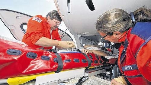 30 Jahre Rettungsflieger in Ochsenfurt - Alarm für Christoph 18