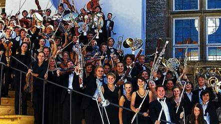Deutschlands jüngstes Spitzenorchester: Das Bundesjugendorchester, hier in Weikersheim im Taubertal.