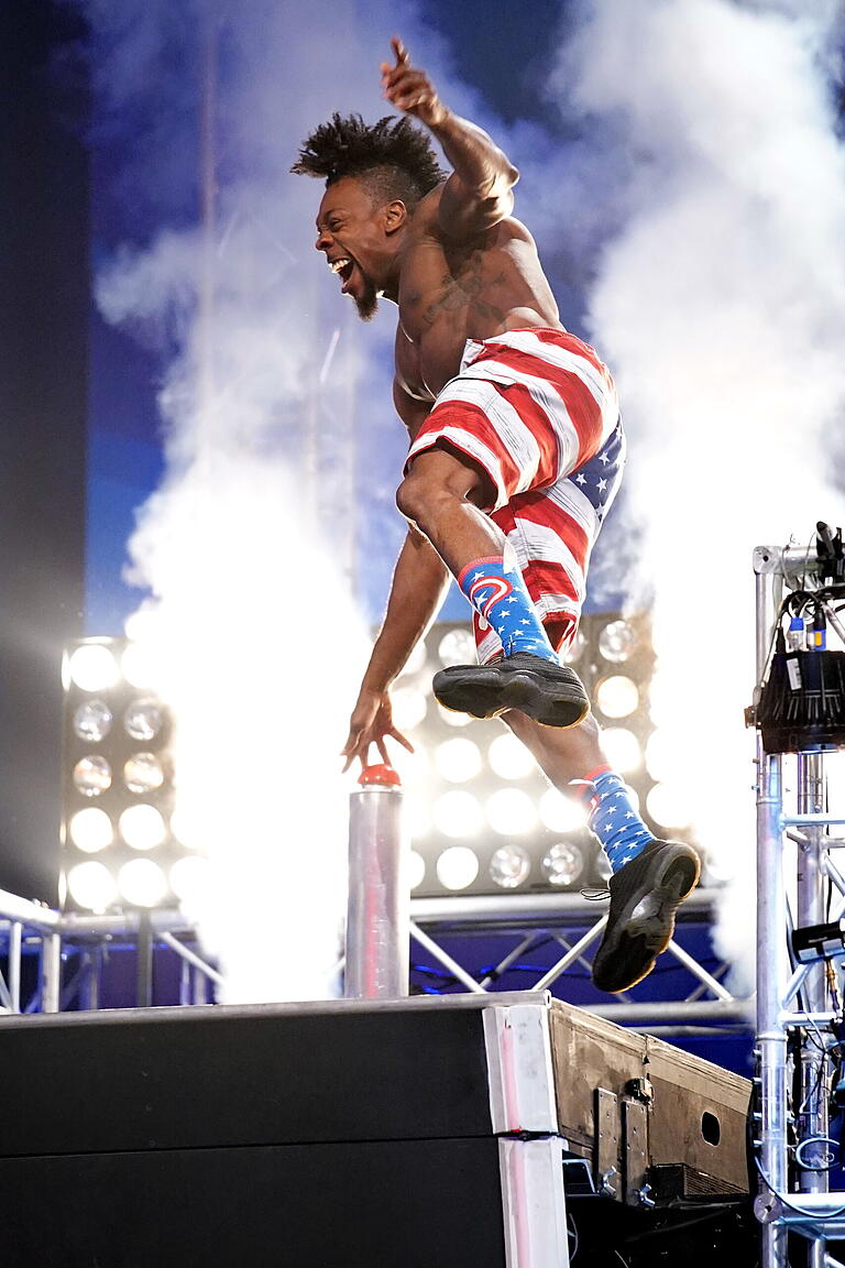 In der RTL-Sendung 'Ninja Warrior' (Archivfoto) wird Gary Hines demnächst auch wieder zu sehen sein. Mit seinen Flügelsocken in US-Farben gehört er dort mittlerweile zum 'Inventar'. Außerdem sind er und sein Hund Gizmo bei 'Top Dog Deutschland' ab Freitag, 23. Juli, dabei. In der RTL-Sendung 'Ninja Warrior' (Archivfoto) wird Gary Hines demnächst auch wieder zu sehen sein. Mit seinen Flügelsocken in US-Farben gehört er dort mittlerweile zum 'Inventar'. Außerdem sind er und sein Hund Gizmo bei 'Top Dog Deutschland' ab Freitag, 23. Juli, dabei.