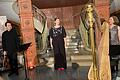 Ning Feng (von links) Fee Brembeck und Anne-Sophie Bertrand spielten im Foyer des Kurhausbades.       -  Ning Feng (von links) Fee Brembeck und Anne-Sophie Bertrand spielten im Foyer des Kurhausbades.