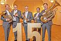 Seit 15 Jahren gibt es das Blechbläserensemble Classic Brass. Am Samstag kommen die Musiker nach Poppenlauer.       -  Seit 15 Jahren gibt es das Blechbläserensemble Classic Brass. Am Samstag kommen die Musiker nach Poppenlauer.