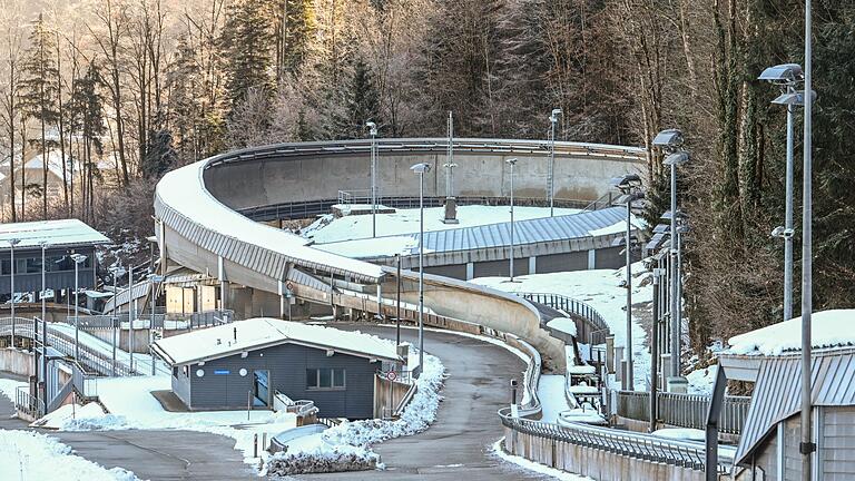 Eiskanal am Königssee       -  Der Eiskanal am Königssee soll rechtzeitig zur Olympia-Saison wieder saniert sein.