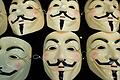 Guy-Fawkes-Masken       -  Einer der Täter trug eine sogenannte Guy-Fawkes-Maske. (Archivbild)