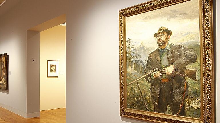 Die Schiele-Ausstellung &bdquo;Freiheit des Ich&ldquo; im Museum Georg Schäfer wird durch Werke aus dem Bestand wie hier von Lovis Corinth ergänzt.