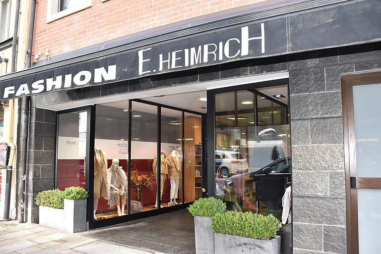 'Fashion Heimrich' in der Zehntstraße schließt zum Jahresende. Ob es in den Räumlichkeiten weiter Mode geben wird, ist noch nicht abschließend geklärt. Für Ladenbesitzerin Erika Heimrich ist nach 45 Jahren im Geschäft aber definitiv Schluss.&nbsp;&nbsp;