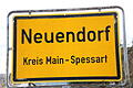 Ortsschild Neuendorf