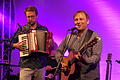 Guido Reuter und Michael Frank (rechts) sind mit ihrem Gesang die Stimmen der 'Simon &amp; Garfunkel Revival Band' aus Erfurt.