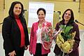Schulrätin Nicole Schmitt führte Rektorin Barbara Heining und Konrektorin Christina Westerhausen von der Grundschule Gerolzhofen (von links) am Freitag offiziell in ihre Ämter ein. Die Urkunden waren bedauerlicherweise noch nicht fertig.