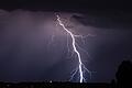 Gewitter       -  Blitze entladen sich während eines Gewitters.