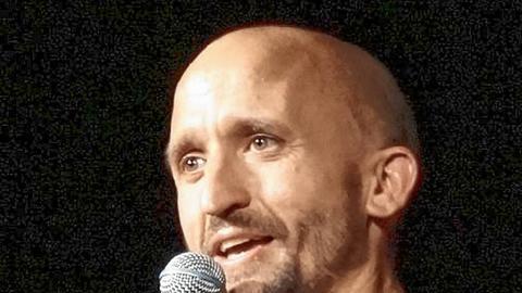 Markus Barth bei einem Auftritt in Haßfurt.