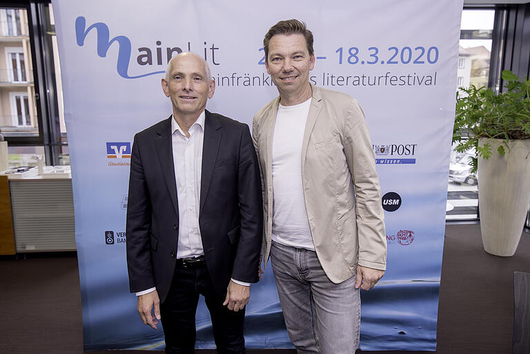 Die Macher von MainLit: Wolfgang Heyder (links) und Jochen Bähr.