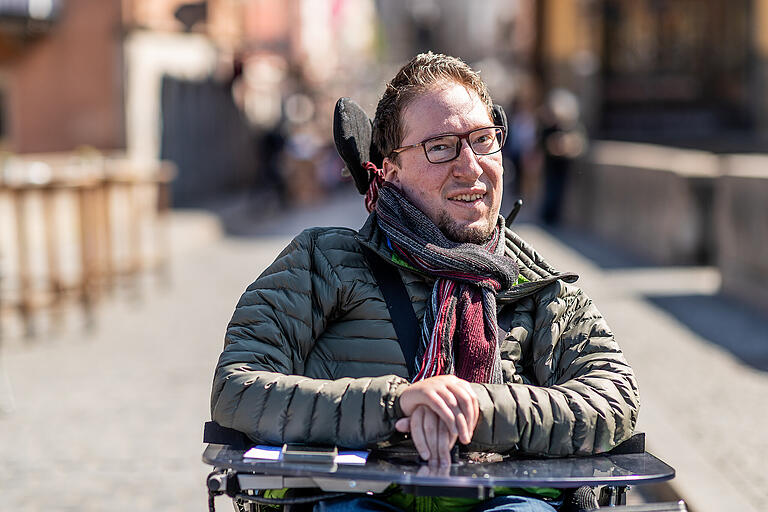 Julian Wendel, Behindertenbeauftragter der Stadt Würzburg und Mitglied des AK Barrierefreies Bauen.