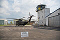 Ein tödliches Ende nahm am 9. April 2018 der Versuch dieses Bundeswehrtransporthubschraubers, am Flugplatz Haßfurt zu tanken. Die Sikorsky CH 53 geriet mit ihren Rotorblättern an den Tower, herausgeschleuderte Gebäudeteile trafen einen Flugplatzmitarbeiter und töteten ihn.