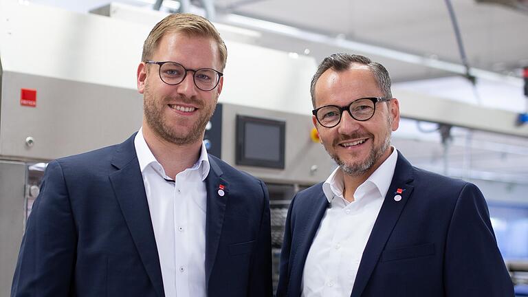 Leiten gemeinsam die Fritsch Bakery Technologies GmbH & Co. KG (von links): die Geschäftsführer Frank Gabriel (Technik) und Andreas Eyd (Vertrieb). Leiten gemeinsam die Fritsch Bakery Technologies GmbH & Co. KG (von links): die Geschäftsführer Frank Gabriel (Technik) und Andreas Eyd (Vertrieb).