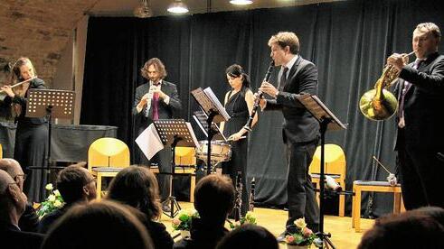 Das &bdquo;Basel philharmonic Quintett&ldquo; begeisterte in der Reihe der Meisterkonzerte im Schüttbau die Zuhörer.
