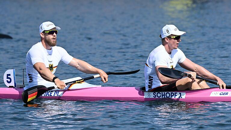 Paris 2024 - Kanu - Das Duo Max Lemke und Jacob Schopg gehört auch im Zweier-Kajak zu den Favoriten. Paris 2024 - Kanu - Das Duo Max Lemke und Jacob Schopg gehört auch im Zweier-Kajak zu den Favoriten.