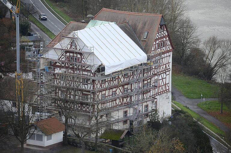 Schloss Homburg wird derzeit saniert. Schloss Homburg wird derzeit saniert.