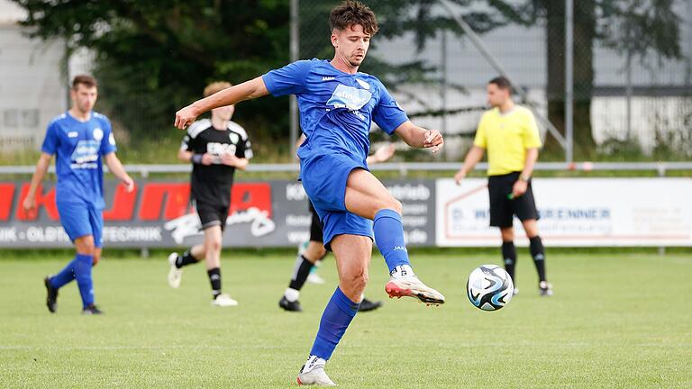 Louis Reinhart erzielte den zwischenzeitlichen Ausgleich für den ASV Rimpar im Landesliga-Heimspiel gegen den TSV Aubstadt II.