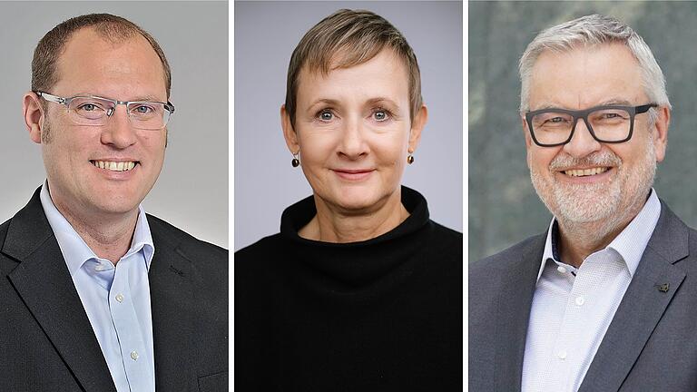 Die neue Geschäftsführung der Main-Post (von links): Bernd Riedel, Renate Dempfle, David Brandstätter.