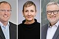 Die neue Geschäftsführung der Main-Post (von links): Bernd Riedel, Renate Dempfle, David Brandstätter.