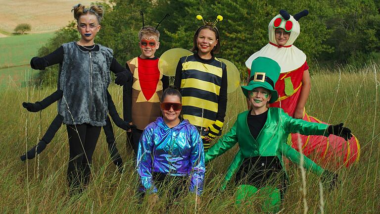 Kindermusical Biene Maja und Karl der Käfer.