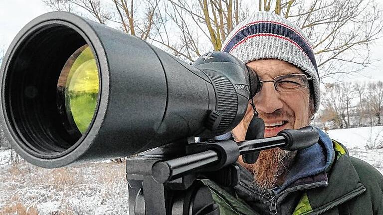 Hat die Wildgänse im Blick: Projektkoordinator Christian Wagner von der Landesanstalt für Landwirtschaft.