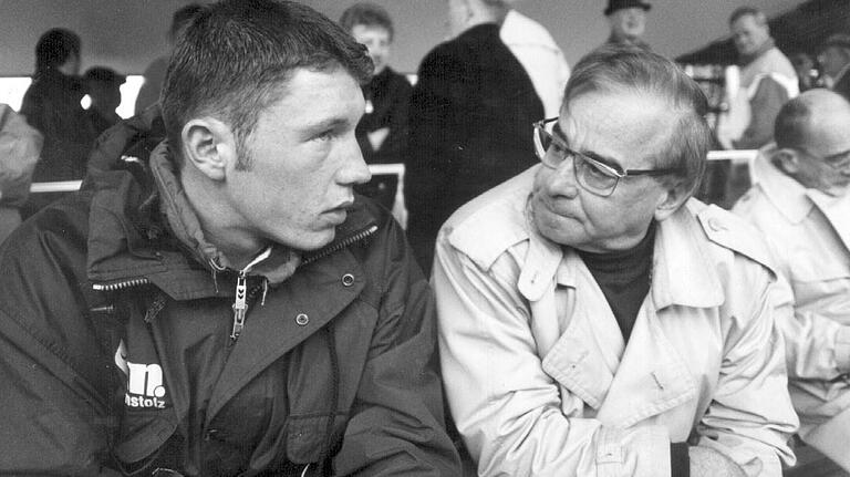 Der Mann hinter dem Wechsel von Ralf Keidel zu Newcastle United im Kotober 1997: Spielervermittler Zvonimir Vukelic (rechts).
