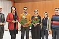 OB Dirk Vogel (von links), Christina Scheit, Dr. Hamdan Alhussein, Maren Schmitt, Marina Prieb-Quast, Frank Orlik       -  OB Dirk Vogel (von links), Christina Scheit, Dr. Hamdan Alhussein, Maren Schmitt, Marina Prieb-Quast, Frank Orlik