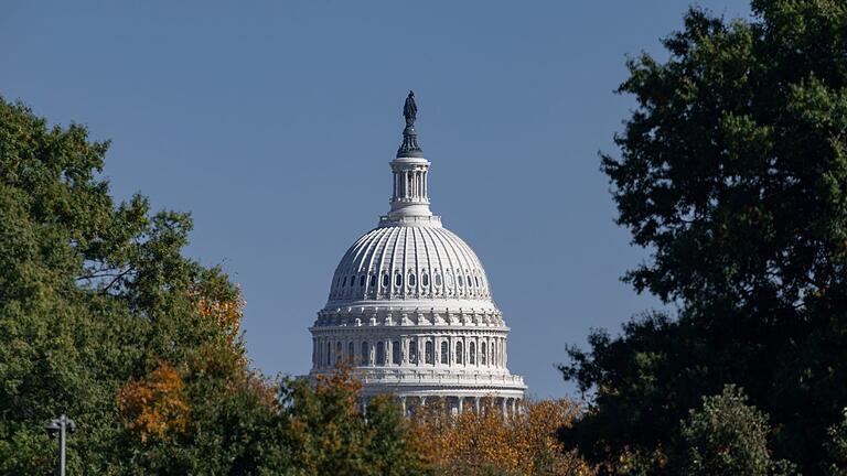 Washington D.C. - Capitol       -  Blick auf das Kapitol in der US-Hauptstadt Washington.