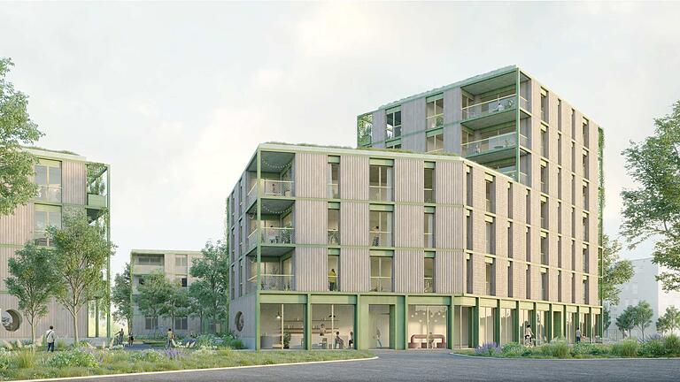 Der Siegerentwurf im Architektenwettbewerb hat den ersten Musterhof im Detail geplant. Der Siegerentwurf im Architektenwettbewerb hat den ersten Musterhof im Detail geplant.