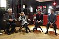 Ingo Pfeiffer (rechts) legte mit Textausschnitten aus Hans Falladas Roman 'Der Trinker' die literarische Basis für die Diskussion mit Suchtberaterin Ilse Bieniek (2. von links), Anne Maar und Sebastian Worch.Gerhild Ahnert       -  Ingo Pfeiffer (rechts) legte mit Textausschnitten aus Hans Falladas Roman 'Der Trinker' die literarische Basis für die Diskussion mit Suchtberaterin Ilse Bieniek (2. von links), Anne Maar und Sebastian Worch.Gerhild Ahnert