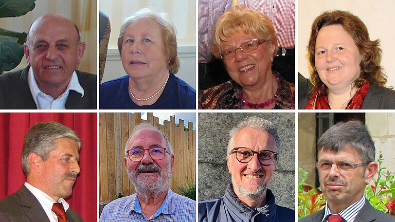 Sie zählen zu den Säulen der seit 50 Jahre bestehenden Städtepartnerschaft Mamers-Gerolzhofen: (in der Collage oben von links) Günter Engert, Inge Engert, Hannelore Hippeli, Anja Hümpfner, (unten von links) Rainer Gündert, Michel Corbin, Philippe Ory und Robert Herbig. Sie zählen zu den Säulen der seit 50 Jahre bestehenden Städtepartnerschaft Mamers-Gerolzhofen: (in der Collage oben von links) Günter Engert, Inge Engert, Hannelore Hippeli, Anja Hümpfner, (unten von links) Rainer Gündert, Michel Corbin, Philippe Ory und Robert Herbig.