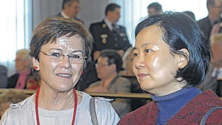 Es hat den Damen wohl gefallen.