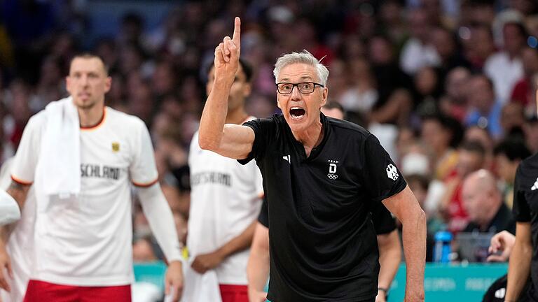 Paris 2024 - Basketball       -  Die deutschen Basketballer stehen bei Olympia im Viertelfinale.