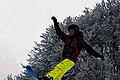 Snowpark: Beste Bedingungen am Arnsberg in der Rhön.