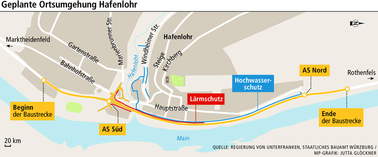 Regierung schafft Baurecht: Umgehung Hafenlohr rückt entscheidenden Schritt näher Regierung schafft Baurecht: Umgehung Hafenlohr rückt entscheidenden Schritt näher