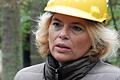 Unterwegs im Landkreis Schweinfurt: Bundeslandwirtschaftsministerin Julia Klöckner (CDU) verschaffte sich einen Eindruck von Klimaschäden im Wald.
