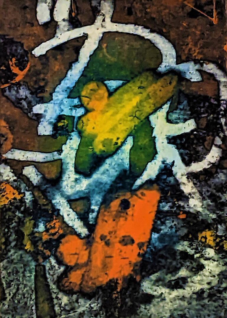 Unverkennbar: Dieter Krafts Bild 'Berlin Graffiti'. Unverkennbar: Dieter Krafts Bild 'Berlin Graffiti'.