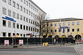 Die ehemalige Oberpostdirektion am Paradeplatz. Der Gebäudeteil rechts im Bild wird abgerissen und fünfstöckig wieder aufgebaut. Dort soll ein Hotel mit 200 Zimmern entstehen.