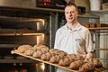 Marius Motsch betreibt eine kleine Bäckerei in Bad Kissingen.