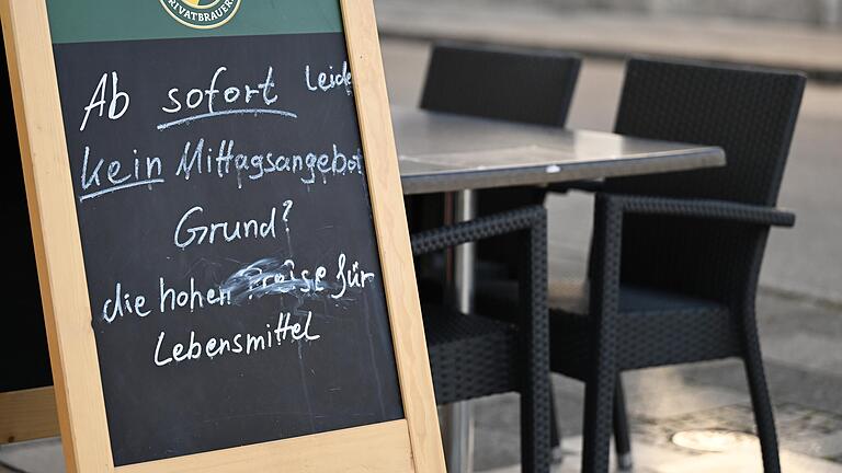 Die gestiegenen Lebensmittelpreise setzen auch den Gastronomen im Landkreis Kitzingen schwer zu (Symbolfoto).&nbsp;