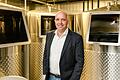 Axel Kochinki im Gärkeller der&nbsp; Ostheimer Streck Bräu. Im Jahr 2022 durfte sie für ein Jahr den Titel „Brauerei des Jahres“ tragen und galt damit als die derzeit beste Brauerei Deutschlands. Jetzt hat Kochinki eine neue Aufgabe übernommen. (Archivbild)