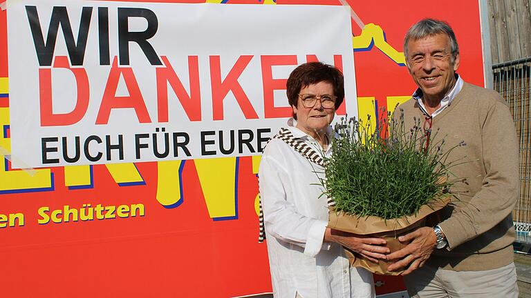 Das Organisationsteam „800 Jahre Werneck“ hat noch viel vor. Auf dem Helferfest wurde das Gefühl der Zusammengehörigkeit für zukünftige Aufgaben gestärkt (von links): Edeltraud Baumgartl und Bernd Göbel.