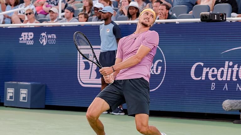 Tennis: Cincinnati Open       -  Alexander Zverev ist im Halbfinale von Cincinnati an Jannik Sinner gescheitert.