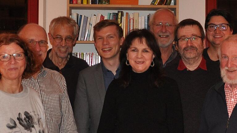 Die Grünen im Main-Tauber-Kreis: Gabriele Bachem-Böse, Rainer Moritz, Dieter Kuhnmünch, Philipp Lutzmann, Birgit Väth, Dietrich Grebbin, Thomas Tuschhoff, Corvin Schmid und Karl Heinz Meier.&nbsp;