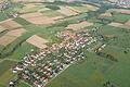 Der Südost-Spessart - hier der Blick auf Glasofen und Marienbrunn – zeigt sich heute reich an Ackerfläche. Da wollten die mittelalterlichen Reisekaiser auch hin: dass die Wälder gerodet und zu Ackerland wurden, die wiederum ihre Rasthöfe versorgen konnten.