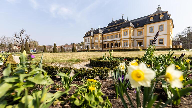 Der Frühling ist eingekehrt im Rokokogarten Veitshöchheim.